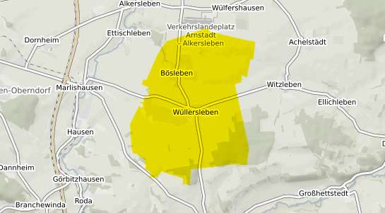Immobilienpreisekarte Boesleben Wuellersleben